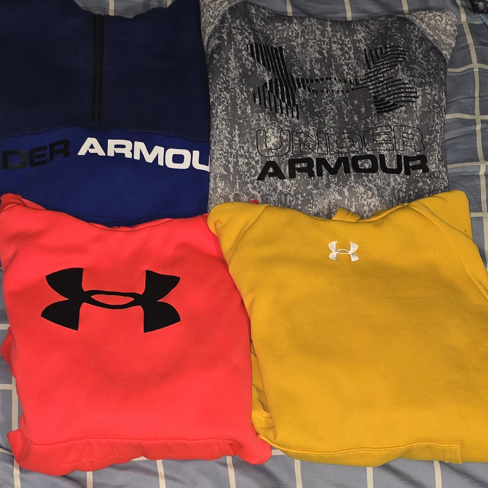Under Armour Kids' Hoodie Set - Navy, Gray, Red, Yellow